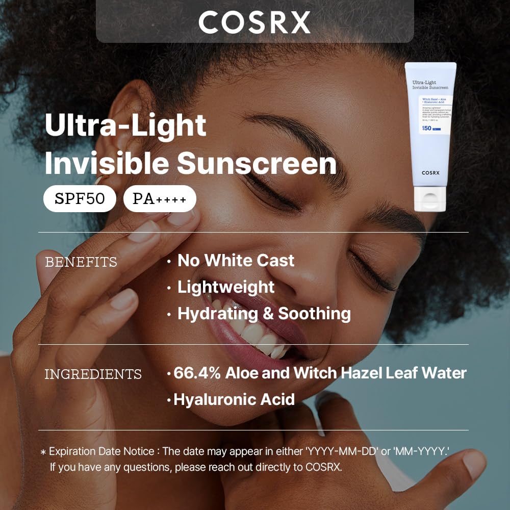 COSRX Ultra Light Invisible Sunscreen 50ml